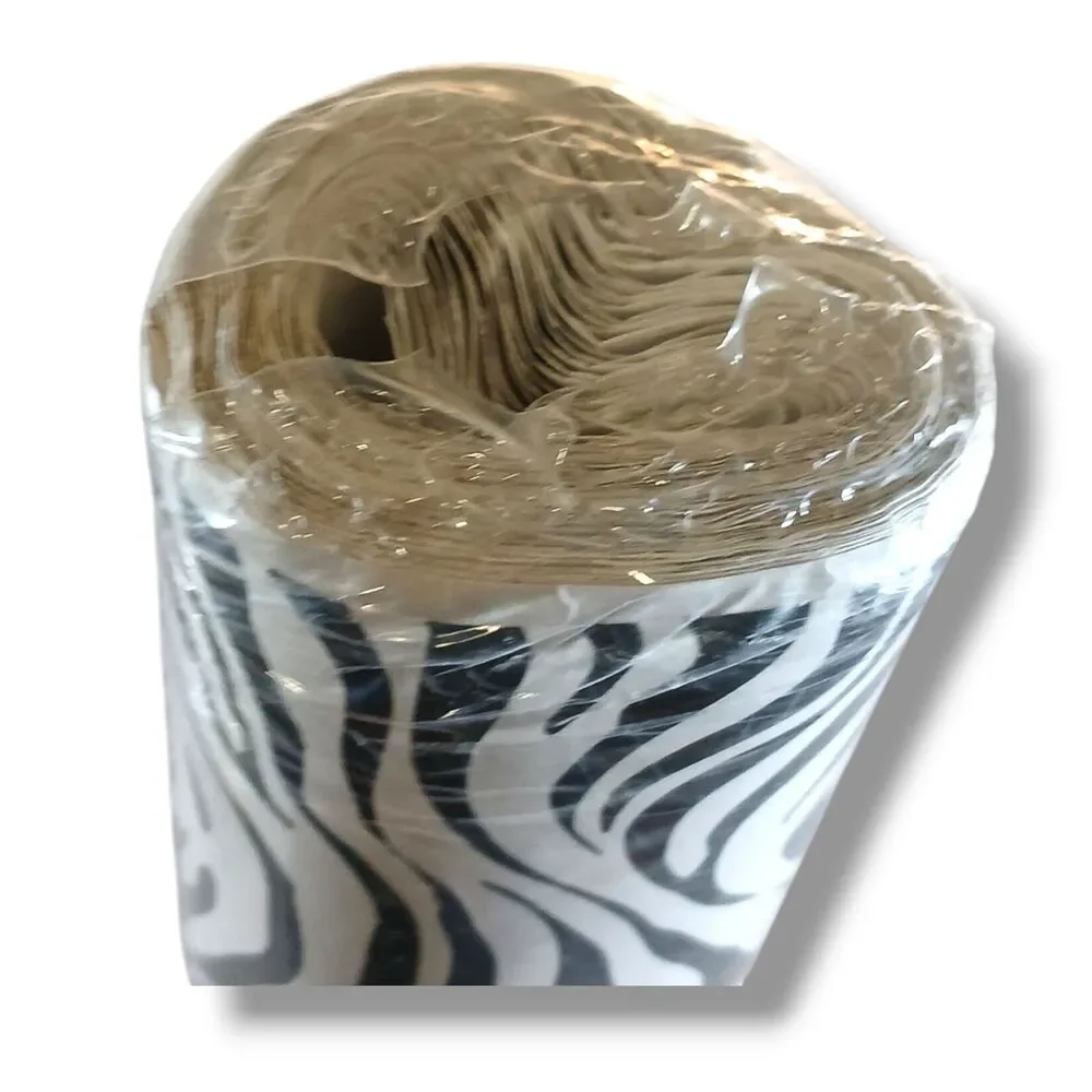 Duck Laminate Peel & Stick Contact Paper Set of 2 Rolls 20in x 22ft Zebra Print